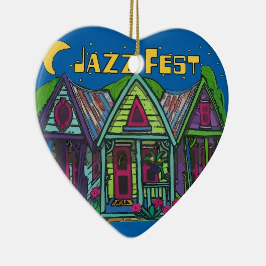 Jazz fest Keramik Ornament (Rechts)