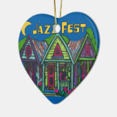 Jazz fest Keramik Ornament (Links)