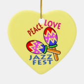 Jazz fest Keramik Ornament (Hinten)