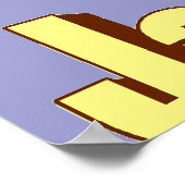 Jazz Fest Lady mit Horn Poster (Ecke)