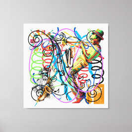 Jazz Fest Leinwanddruck