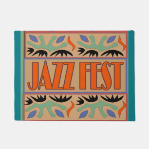 Jazz Fest Name oder Adresse hinzufügen Fußmatte