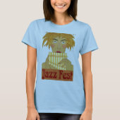 Jazz Fest Pan auf Flute T-Shirt (Vorderseite)