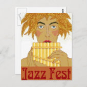 Jazz Fest Pan Postkarte (Vorne/Hinten)