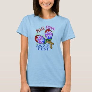 Jazz Fest Peace Liebe T-Shirt