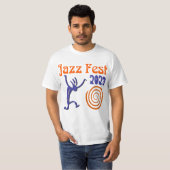 Jazz Fest personalisiert Spiral T-Shirt (Vorne ganz)