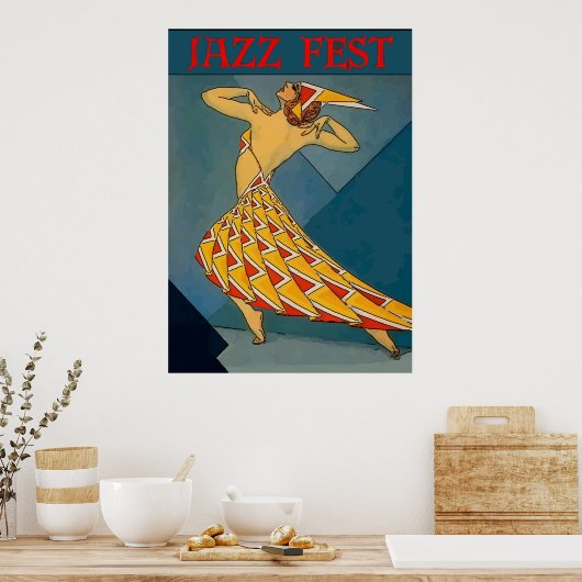 Jazz Fest Poster (Küche)