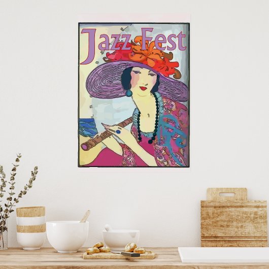 Jazz Fest Poster (Küche)
