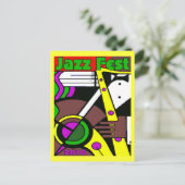 Jazz Fest Poster 2010 Postkarte (Stehend Vorderseite)