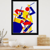 Jazz Festival Moon and Stars Poster (Küche)