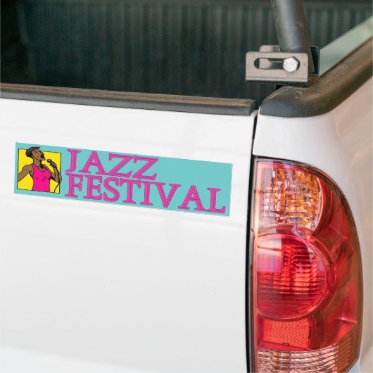 Jazz Festival Singer Autoaufkleber (Auf Lkw)