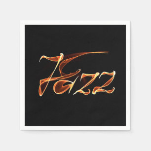 Jazz-Feuerzeichen Serviette