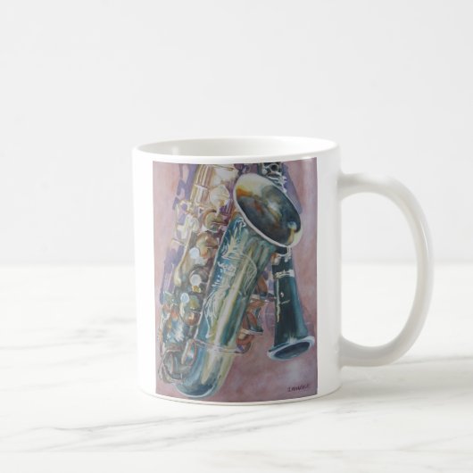 Jazz-Freunde Kaffeetasse (Rechts)