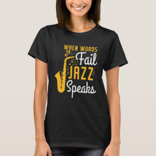 Jazz für das sächsische Instrument Frauen und Juge T-Shirt