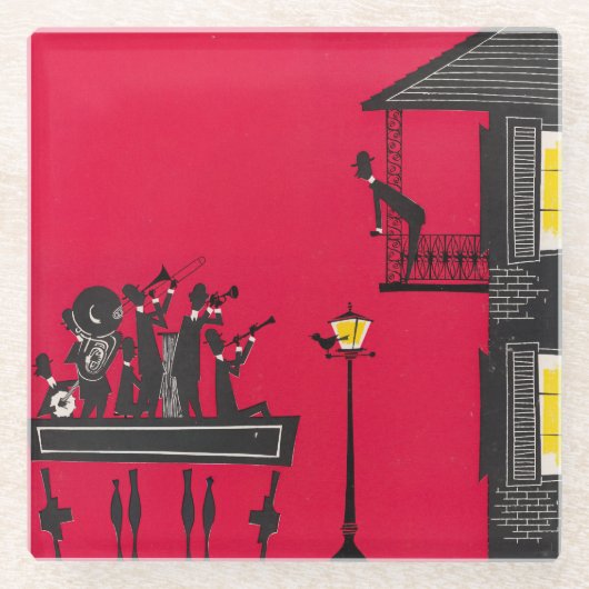 Jazz Glasuntersetzer (Vorderseite)