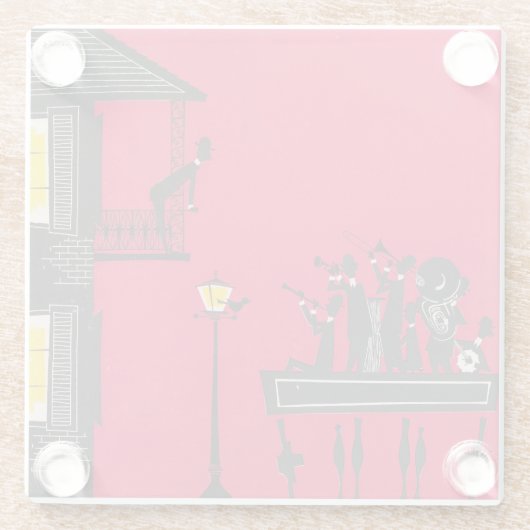 Jazz Glasuntersetzer (Rückseite)