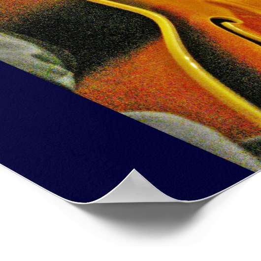 Jazz Guitar Poster (Ecke)