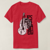 Jazz Guitar Wes Montgomery Music Lover  T-Shirt (Design vorne)
