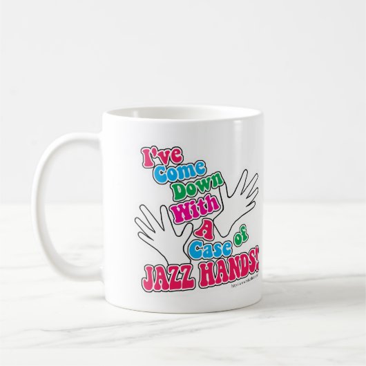 Jazz-Hände! Kaffeetasse (Links)