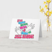 Jazz Hände! Karte (Gelbe Blume)