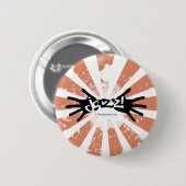 Jazz-Hände - Knopf Button (Vorne & Hinten)