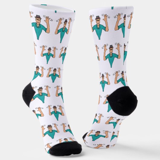 Jazz Hände Socken (Gewinkelt)