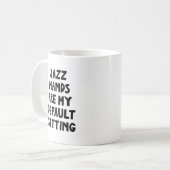 Jazz Hands Lustiges Theater-Geschenk Musical Humor Kaffeetasse (Vorderseite Links)