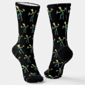 Jazz Hands Stickman Socken (Gewinkelt)