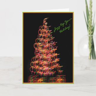 Jazz herauf Ihren Feiertag! Weihnachtskarte Feiertagskarte