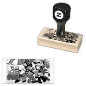 Jazz Herbstkaffee Gummistempel (Stempel)