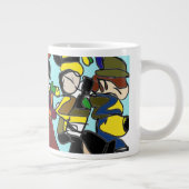 Jazz Herbstkaffee Jumbo-Tasse (Rechts)