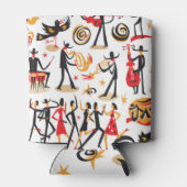 Jazz Icons Set: Abgeschiedener Hintergrund Dosenkühler (Rückseite)