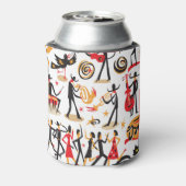 Jazz Icons Set: Abgeschiedener Hintergrund Dosenkühler (Kanne Rückseite)