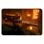 Jazz in Bar Lights Magnet (Horizontal)
