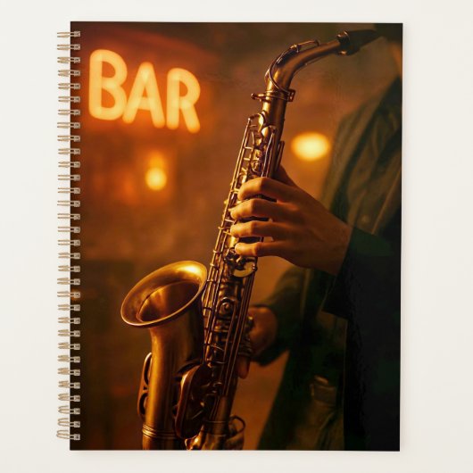 Jazz in Bar Lights Planer (Vorderseite)