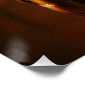 Jazz in Bar Lights Poster (Ecke)