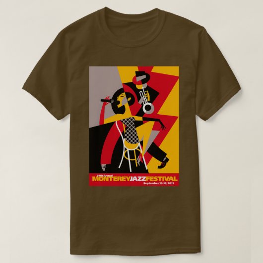 Jazz in Monterey T-Shirt (Design vorne)