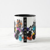 Jazz in Motion Abstrakte Tasse (Zentrum)
