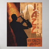 Jazz-in-New York Vintage Poster (Vorne)