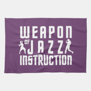 Jazz Instruction Custom Color Handtuch