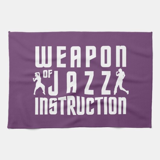 Jazz Instruction Custom Color Handtuch (Horizontal)
