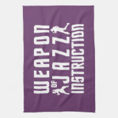 Jazz Instruction Custom Color Handtuch (Vertikal)