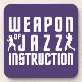 Jazz Instruction Custom Color Untersetzer (Vorderseite)
