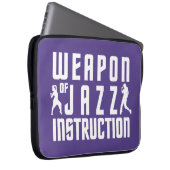 Jazz Instruction Custom Laptop Ärmel Laptopschutzhülle (Vorne Rechts)