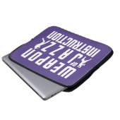Jazz Instruction Custom Laptop Ärmel Laptopschutzhülle (Vorne Knopf)