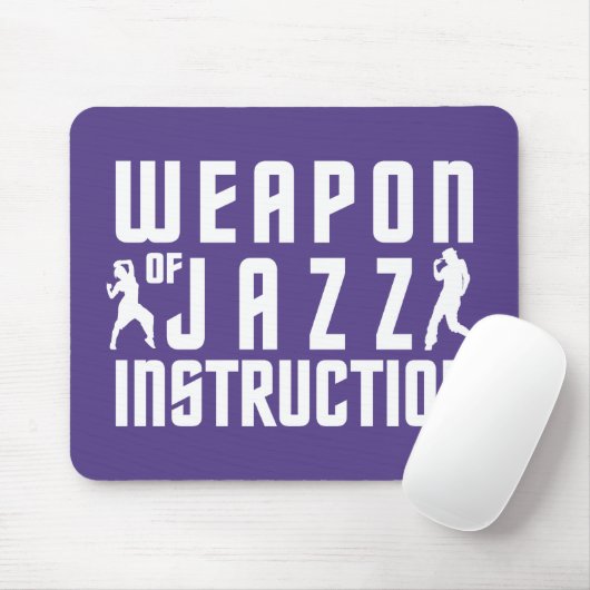 Jazz Instruction Custom Mousepad (Mit Mouse)