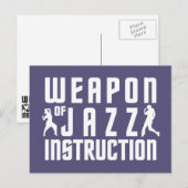 Jazz Instruction Custom Postcard Postkarte (Vorne/Hinten)