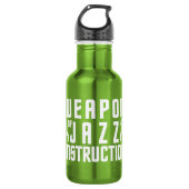 Jazz Instruction Edelstahlflasche (Vorderseite)