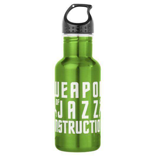 Jazz Instruction Edelstahlflasche (Vorderseite)