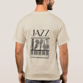 Jazz Instruments T - Shirt (Rückseite)
